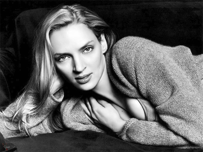 uma thurman kill bill. Uma Thurman, born in Boston in