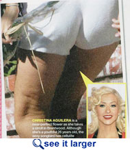 Christina Aguilera Cellulite