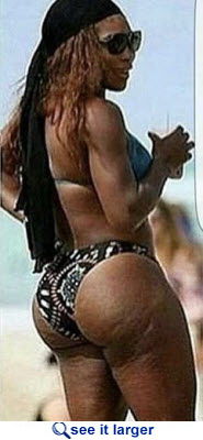 Serena Williams cellulite